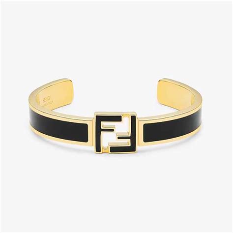 fendi black palladium satin b|F Is Fendi Bracelet .